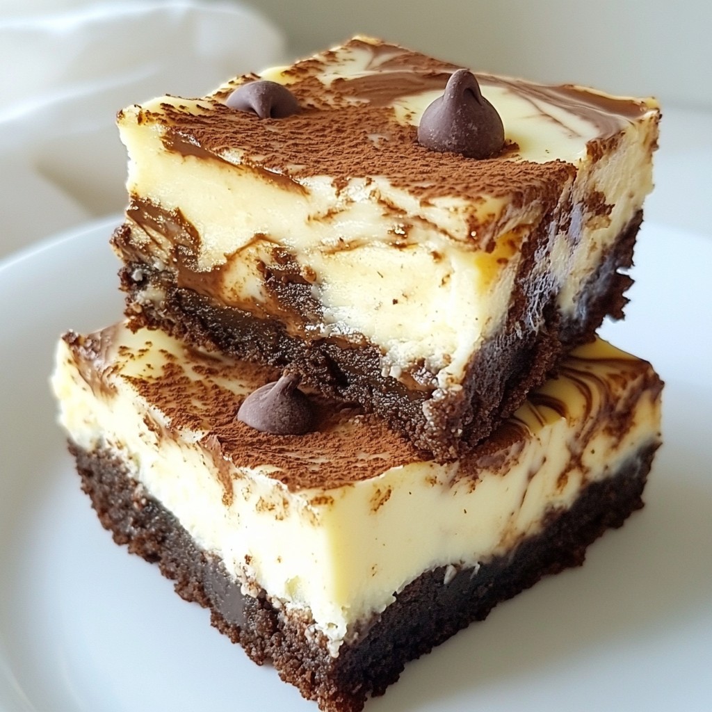 Chocolate Swirl Cheesecake Brownies Delightful Treat