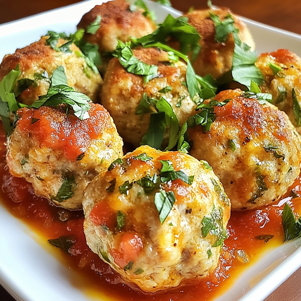 Garlic Herb Turkey Meatballs Flavorful and Easy Recipe