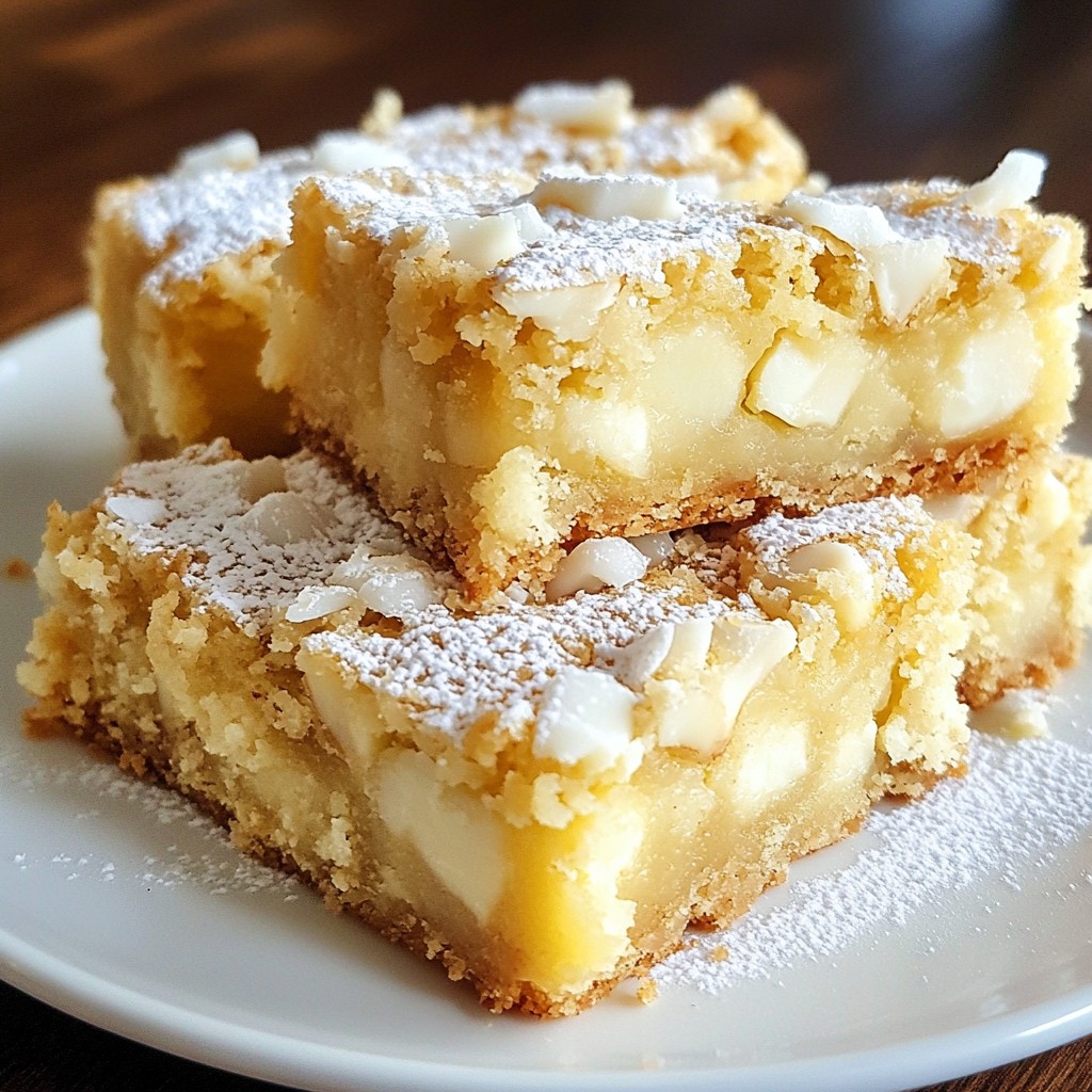 White Chocolate Macadamia Blondies Simple and Easy Treat
