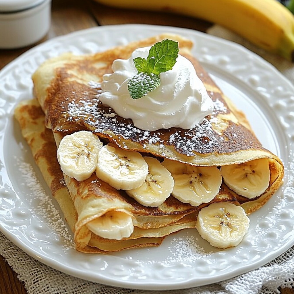 Irresistible Banana Nutella Crepes Easy to Make