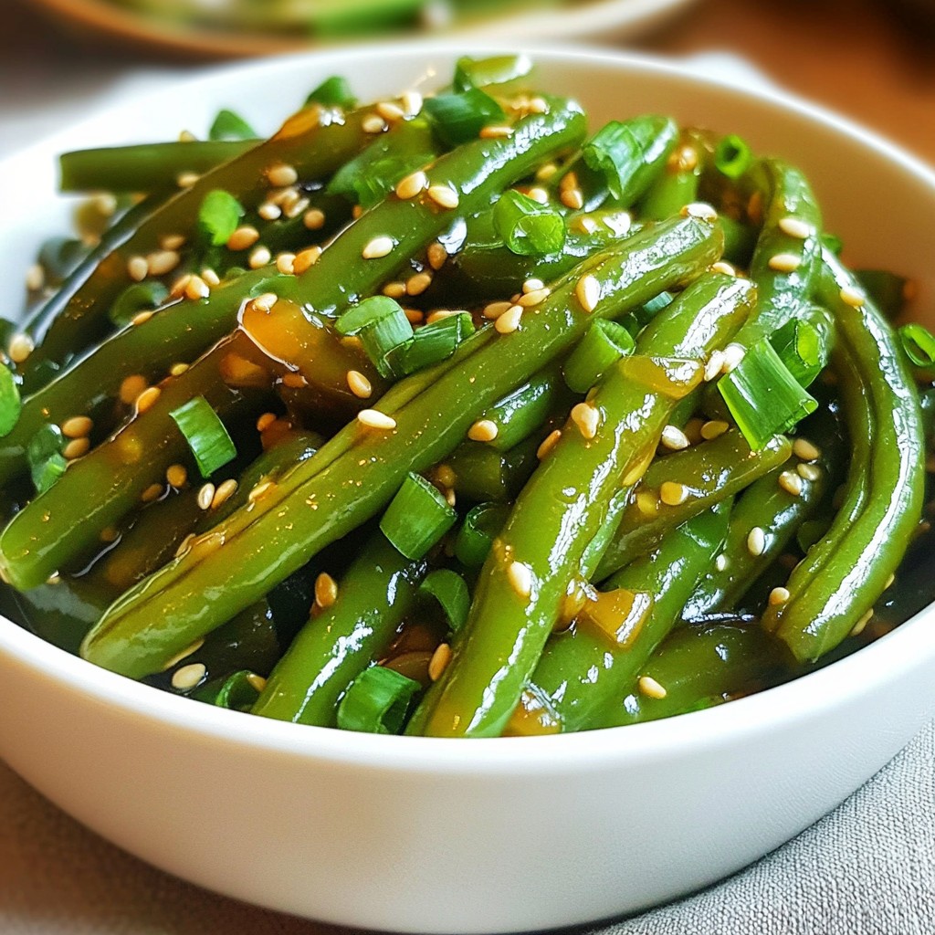 Honey Garlic Green Bean Stir Fry Flavorful Side Dish