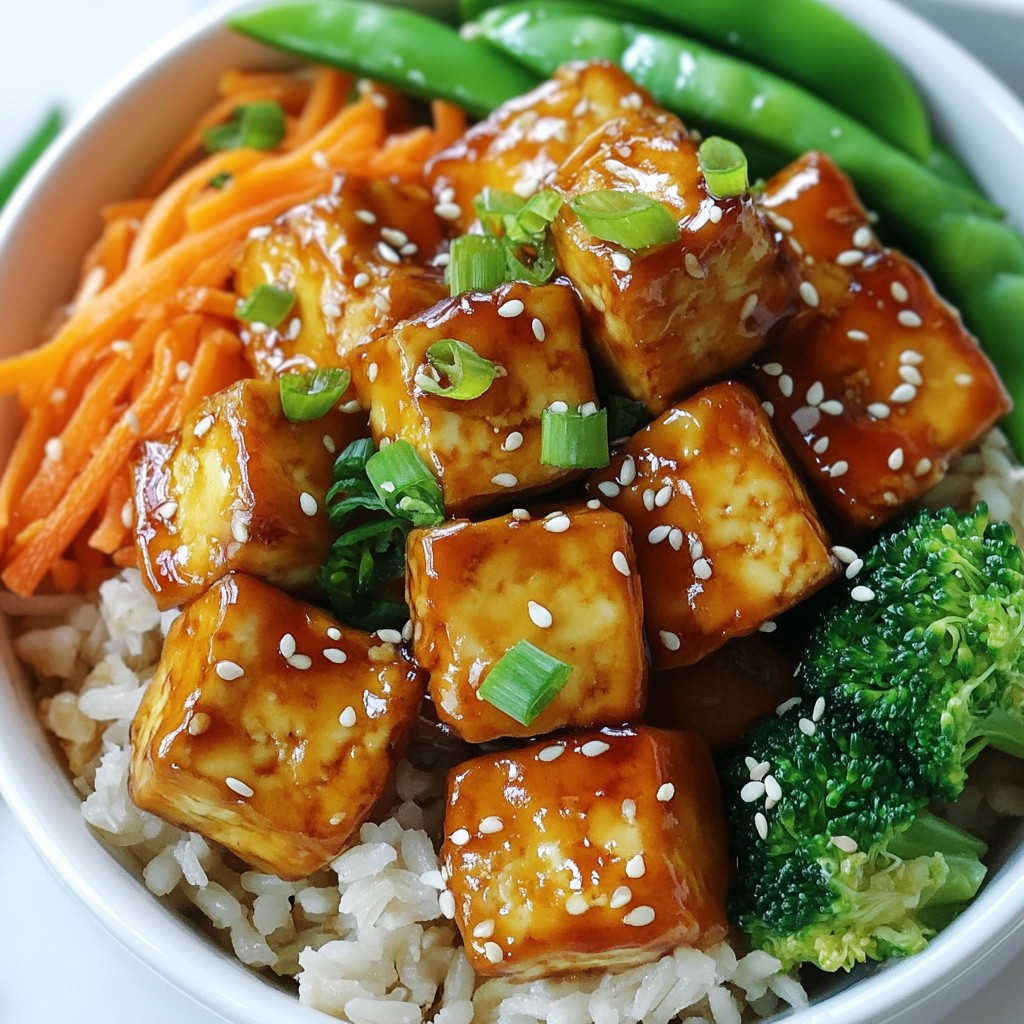 Sesame Teriyaki Tofu Bowls Flavorful and Easy Recipe