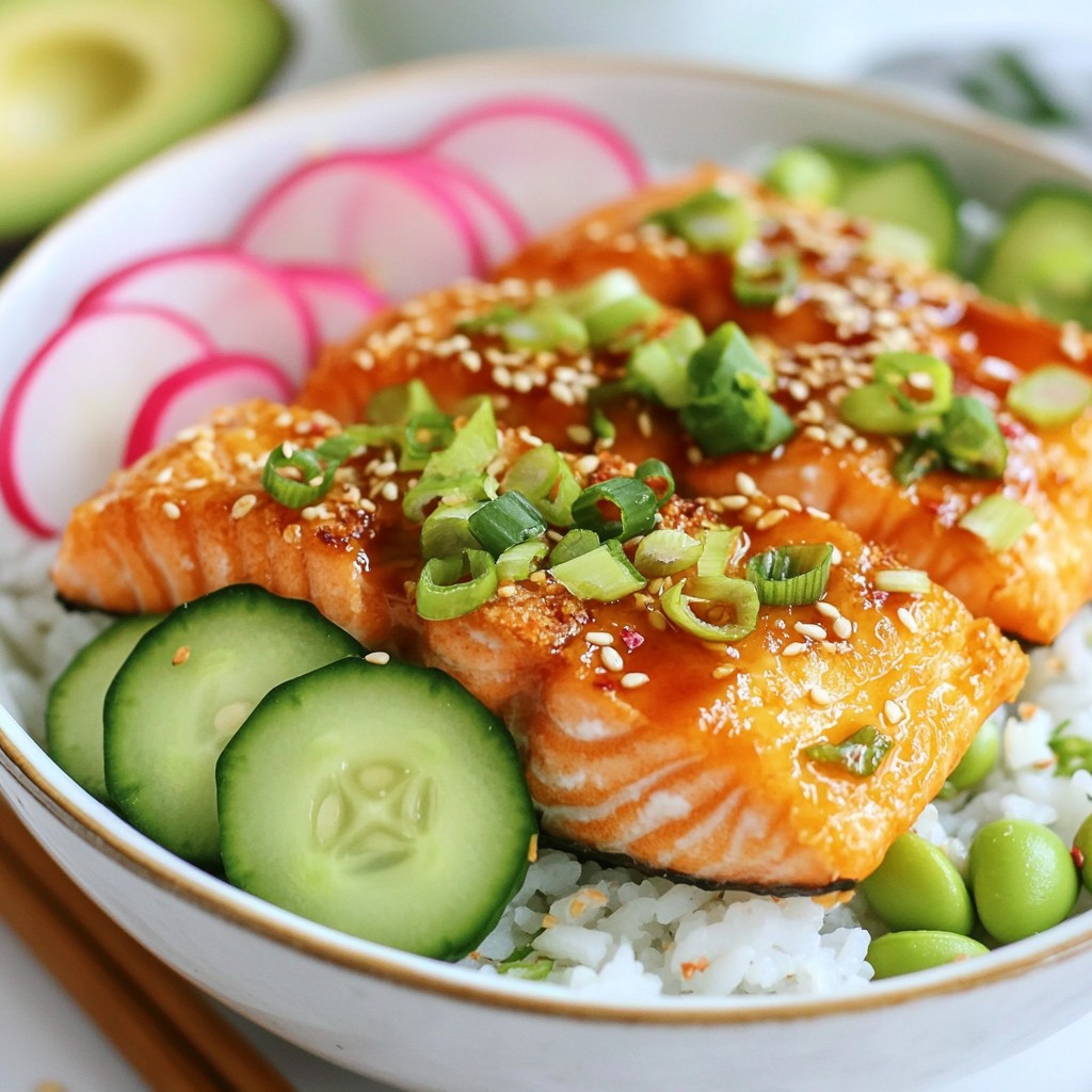 Sesame Crusted Salmon Poke Bowl Flavorful and Fresh Dish