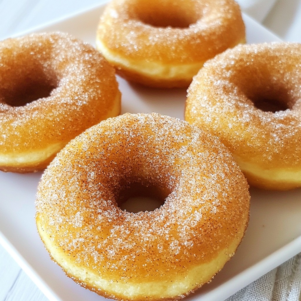 Cinnamon Sugar Baked Donuts Irresistible Sweet Treat