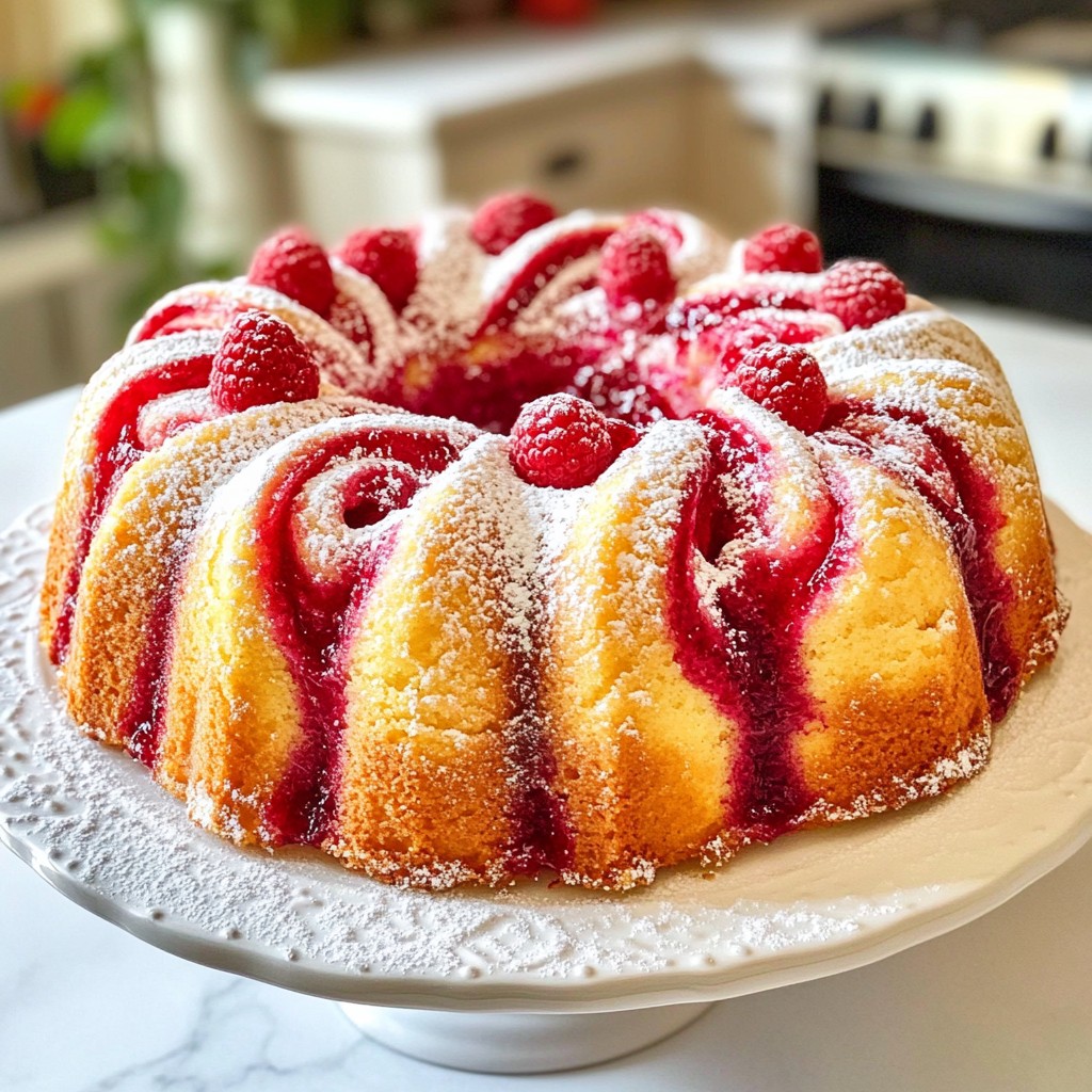 Raspberry Swirl Pound Cake Delightful and Simple Treat