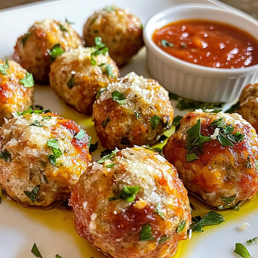 Parmesan Herb Turkey Meatballs Flavorful and Easy Meal